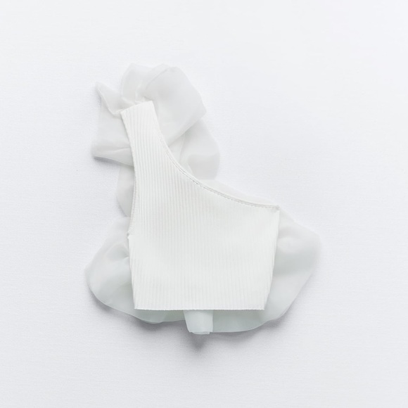 ZARA ORGANZA TOP - Picture 6 of 7